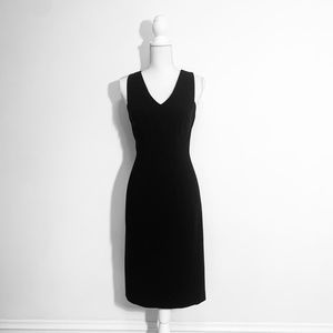 Banana Republic 4 sheath black dress